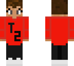 t2 red hoodie