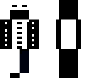 black and white
