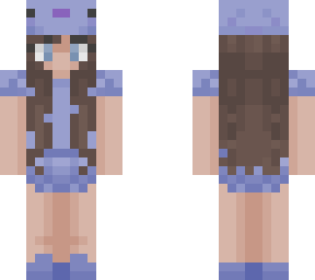 blue axolotl girl