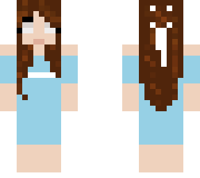 blue dress