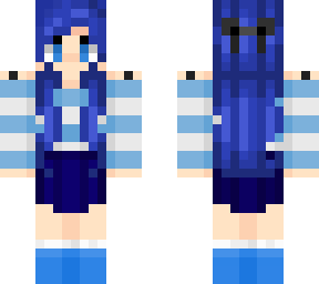 blue girl