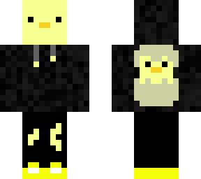 chick in a hoodie
