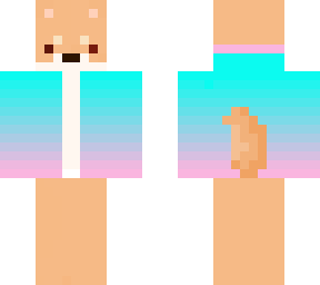 cotton candy shiba inu