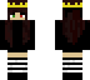 e-girl with crown