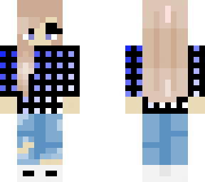 fading blue jeans girl