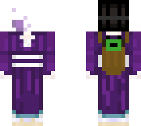 frogy purple robe with a frog called mr.ribbit:3