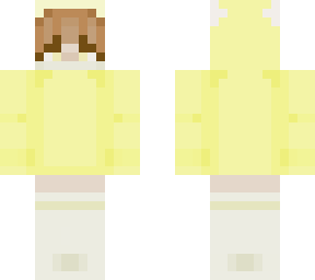 head wings with yellow hoodie
