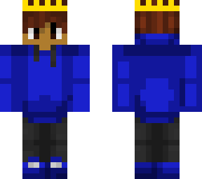 navy blue king skin