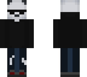 panda with sweater/hoodie