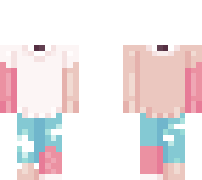 pink and beige sweat - base