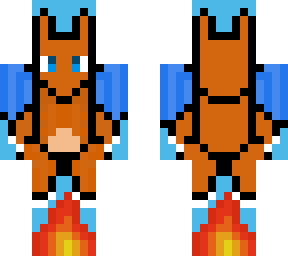 pixel art charizard