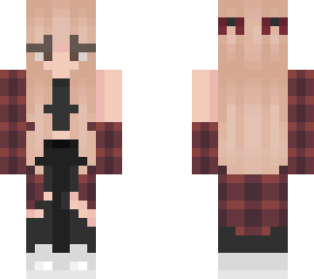 plaid red