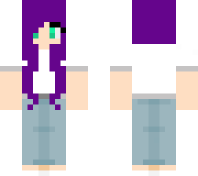 purple hair girl