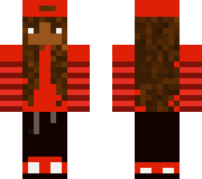 red clothing darkskin