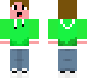 skin with hoodie