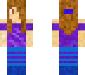 the purple and blue girl