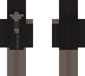 updated black hoodie brown hair