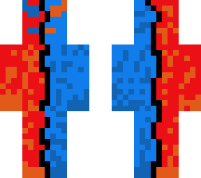 water and lava