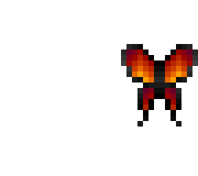 wing base - maroon fade orange fade