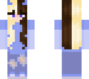 2 hair color girl