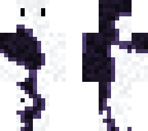 black (purple) and white