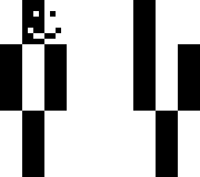 black and white