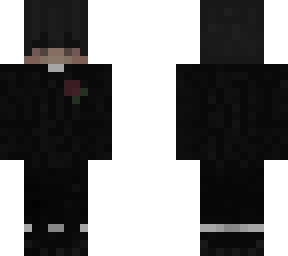 black cloths skin