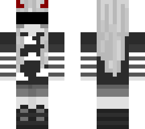 blackwhite demon lady