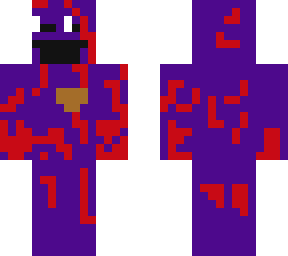 blooding purple guy