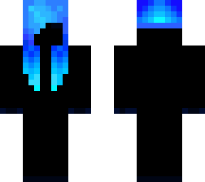 blue fire gamer girl