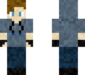 blue-gray hoodie boy (gloved)