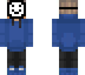blue guy with mask