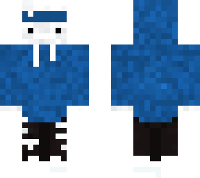 blue hoodie