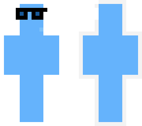 blue white outline