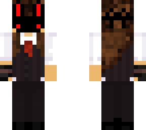 bun in suit