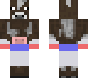 cow in boxing shorts