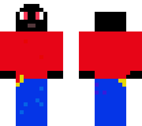 dark black red shirt steve