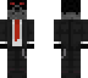 demonic pufferfish in a suit