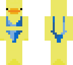 duck in bikini