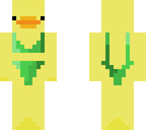 duck in bikini