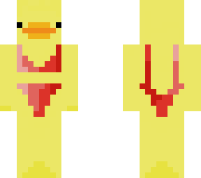 duck in bikini