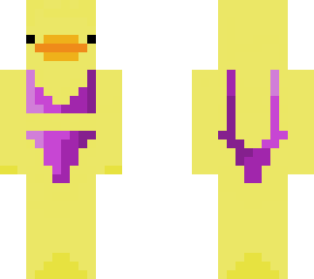 duck in bikini
