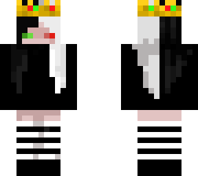 e-girl with crown