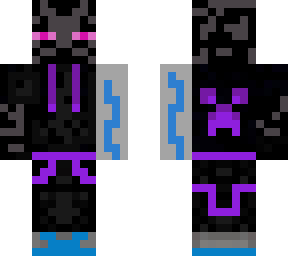enderman with mecha arm