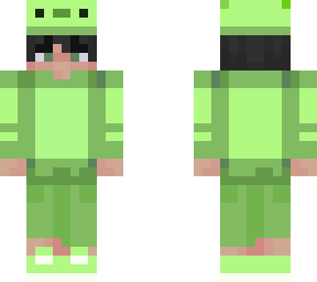 green axolotl boy