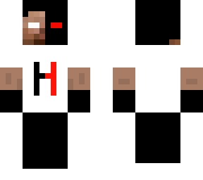 half fancy herobrine half evil herobrine
