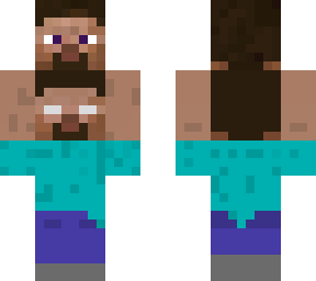 herobrine has steve's head