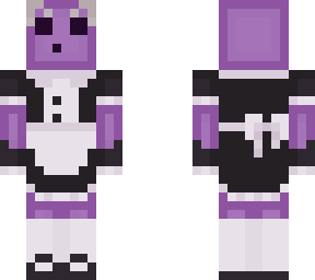 maid dress purple slime