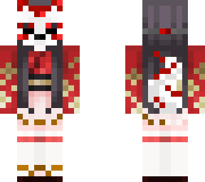 masked fox kimono