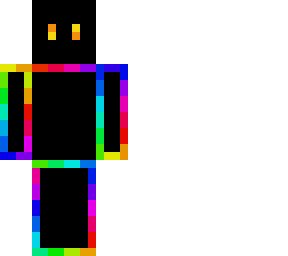 neon black skin